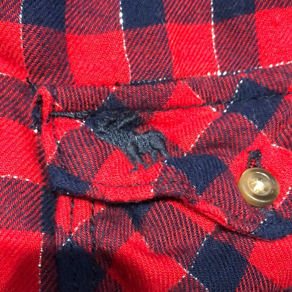 Abercrombie kids plaid button down - Picture 3 of 3